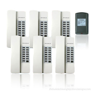 Audio Intercom Systems with 4 Common Wires and 100mA Current Consumption
